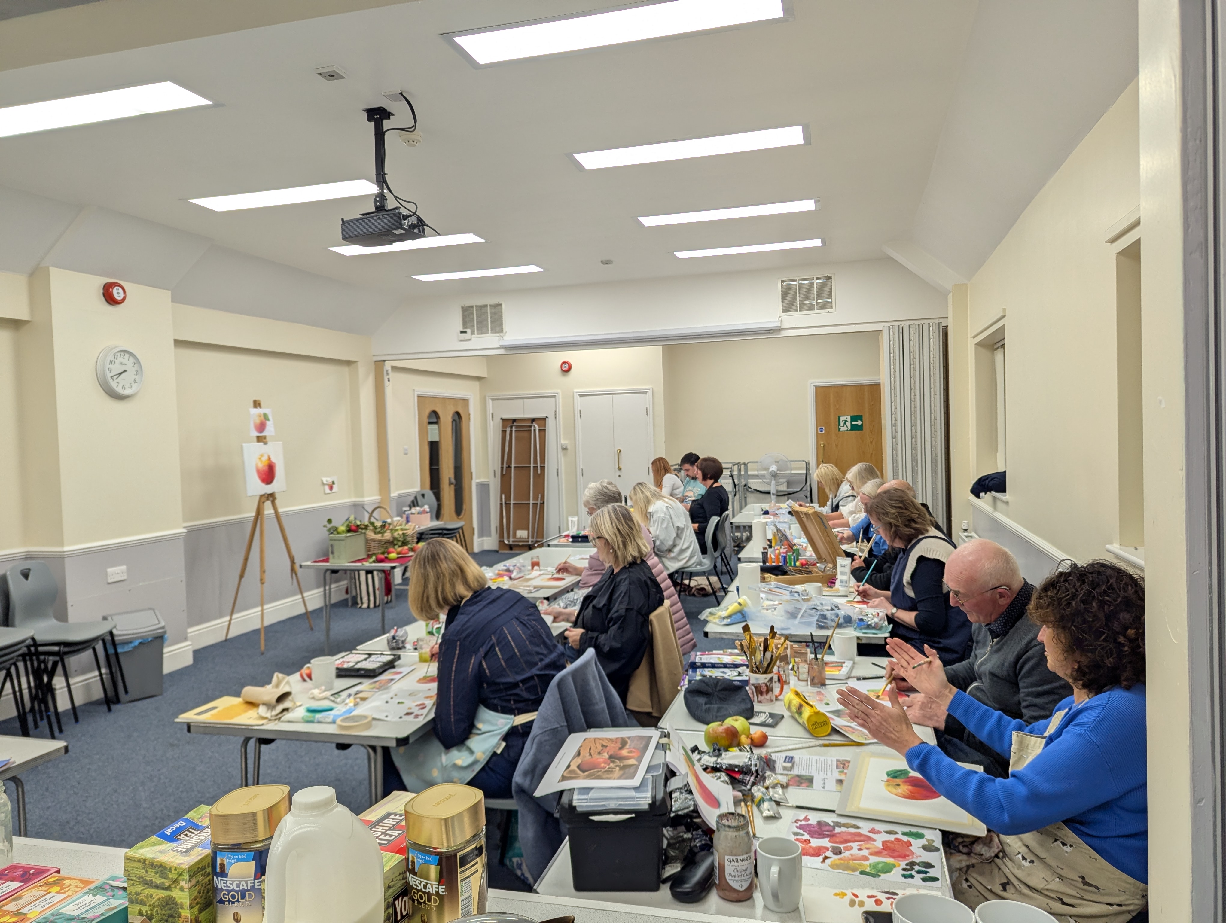 Starts 8th September 2026! Tuesday Evening Art Classes Thirsk Town Hall. Block of 6